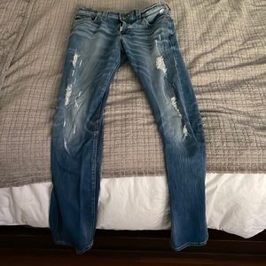 Selling my True Religion Jeans size 30 by 31 length slim straight